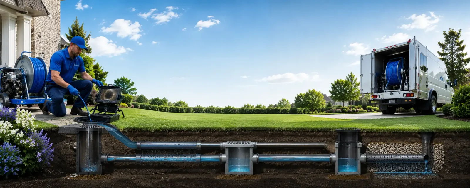 Outdoor drain cleaning information for Shady Spring, WV
